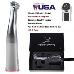 Dental 1:5 Fiber Optic LED Contra Angle Handpiece Fits NSK/Kavo Mini Head