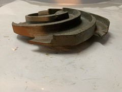 Goulds 5 Vane Impeller 2×1-10 76797 Casting# 56229 8.25″ Trim