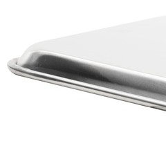 Commercial-Grade Aluminum Sheet Pan, 20 Gauge, 1/2 Size