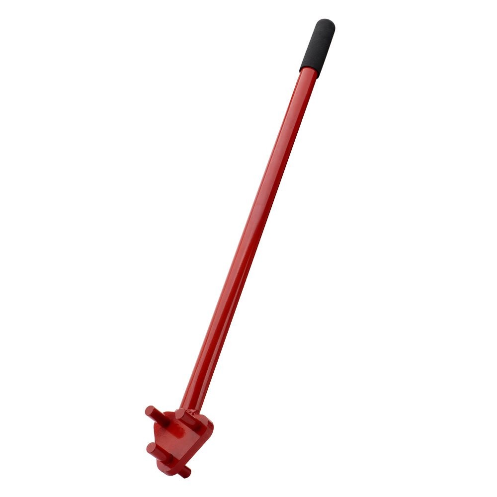 Steel Manual Rebar Bender,Rod Bending Tool Hand Operated for 5/8 inch Rebar Flat
