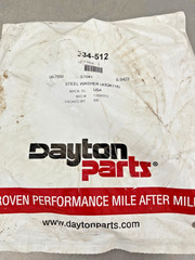 43QK118 MACK Dayton 334-512 Thrust STEEL WASHER 09-7550, S7041, 25166816, E5423