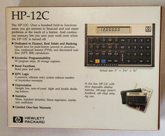 Hewlett Packard HP-12C Vintage Made in USA RPN Financial Calculator