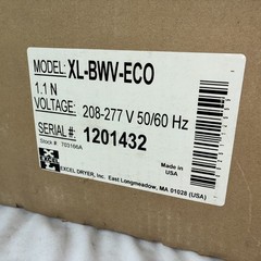 XLERATOR ECO EXCEL DRYER MODEL XL-BWV-ECO Wall Mounted Automatic Hand Dryer