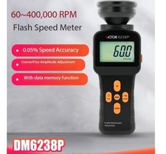 Digital Flicker Speed Tester DM6238P 60-40,000 RPM Tachometer Flicker Tester