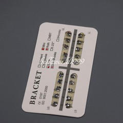 Dental Mini Roth .018 Slot 3-4-5 Hooks Orthodontic Metal Brackets Braces 50 Sets