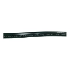GRAINGER APPROVED 1PBN2 Tubing,1/4 In. IDx3/8 In OD,100 Ft,Black 1PBN2