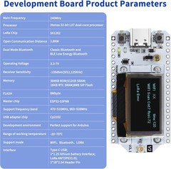 3 Set 915MHz LoRa V3 ESP32 OLED Board+IPEX Antenna + Heltec Case for Meshtastic