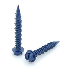 Concrete Hex Head slotted 3/16 x 1-1/4″ block / Brick, Masonry Screw Tapcon