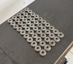 50 Steel Flat Washers .313″ ID x 1″ OD x .300″ Thick – Spacer Discs CNC Hardware