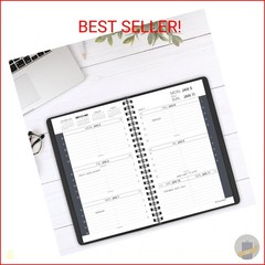 AT-A-GLANCE 2026 Appointment Book Planner, Weekly, 5″ x 8″, Small, Hourly, Black