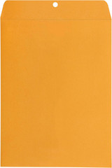 100 Pack Clasp Kraft Envelopes for Documents Gummed Mailing Envelope 9″ X 12″