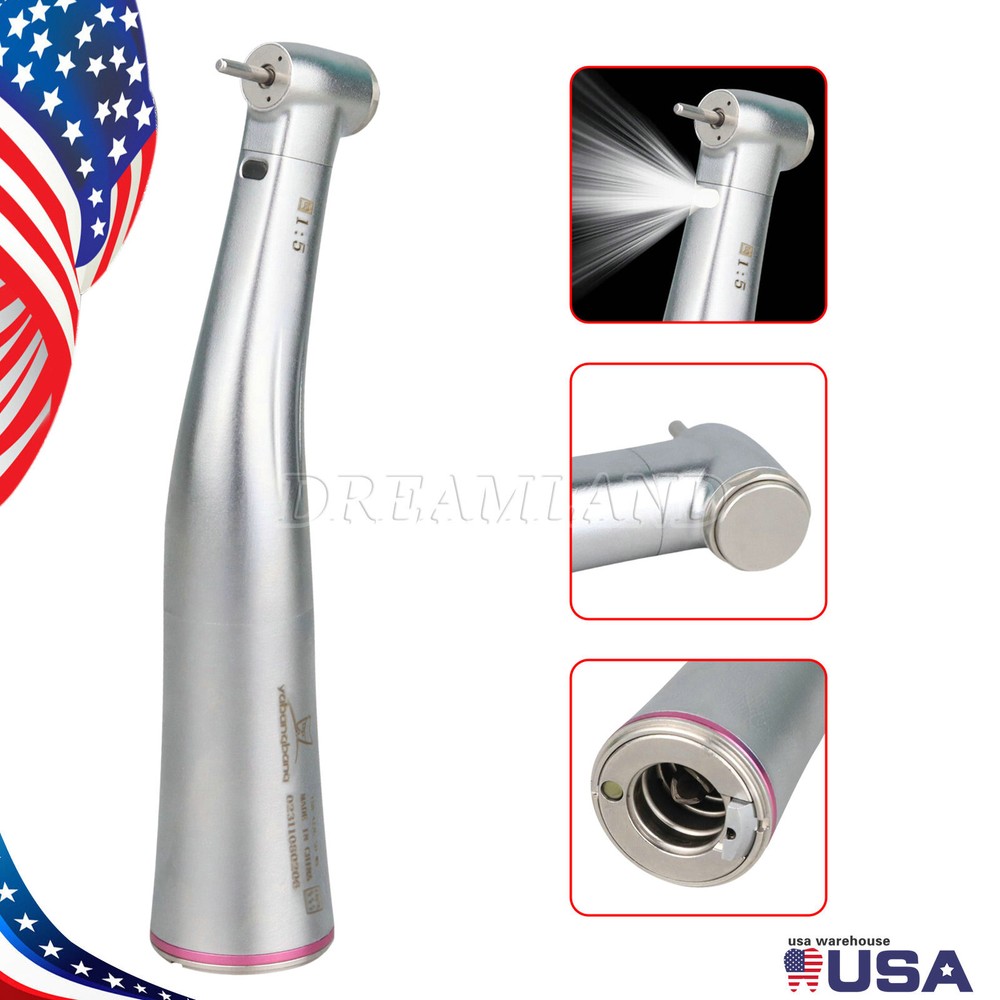 Dental Brushless LED Electric Micro Motor 1:5/1:1 Increasing Handpiece dp