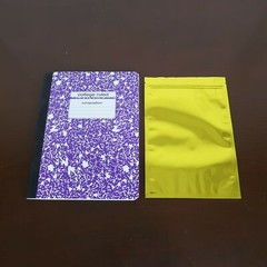 Flat Double-Sided Glossy Gold Mylar QuickQlick™ Bags Variety QTY Sizes