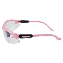 Cougar Light Pink Frame Clear Lens Womens Safety Glasses Shatterproof Lens Z87.1