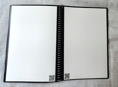 RocketBook Reusable Spiral Notebook Core Black Open Box 6″x9″