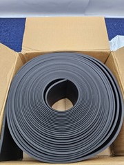 BS10122BV 4″ x 40ft Black Contemporary Finished PVC Adhesive Baseboard Moulding