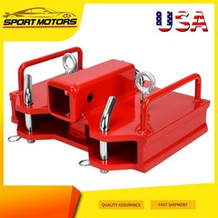2″ Receiver Hitch for Forklifts Dual Pallet Forks & Trailer Attachment