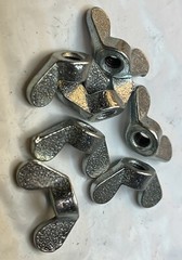 M4-0.70mm Stainless Steel Nut Metric Wing Nut Qty.7 (24M215)