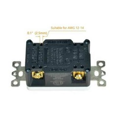 Black GFCI Outlet 20Amp Tamper Resistant Weather Resistant Duplex Receptacle NEW