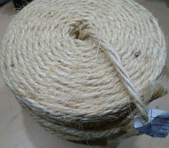 Sisal Tying Twine 3-Ply 1000′ 10 Pound Carton 100’/lb. Natural Fiber Twine