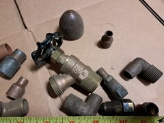 Copper And Brass Mixed Lot Fittings Sweat And Valve Solder Mixed Lot Hm L1