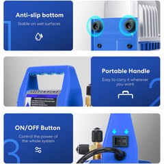 4.5 CFM Single-Stage Rotary Vacuum Pump HVAC/Auto AC 4.5CFM 1/3HP & Oil Bottle