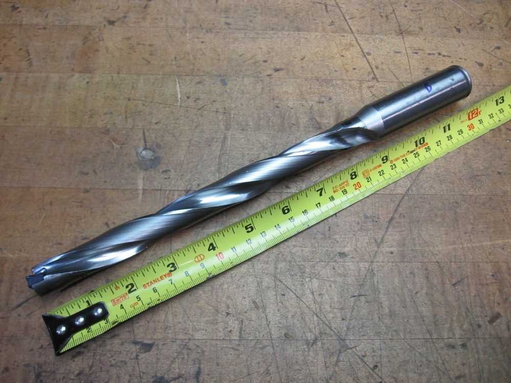Kennametal KSEM0781R10SS100 0.7813″ 25/32″ coolant 10XD drill body indexable tip