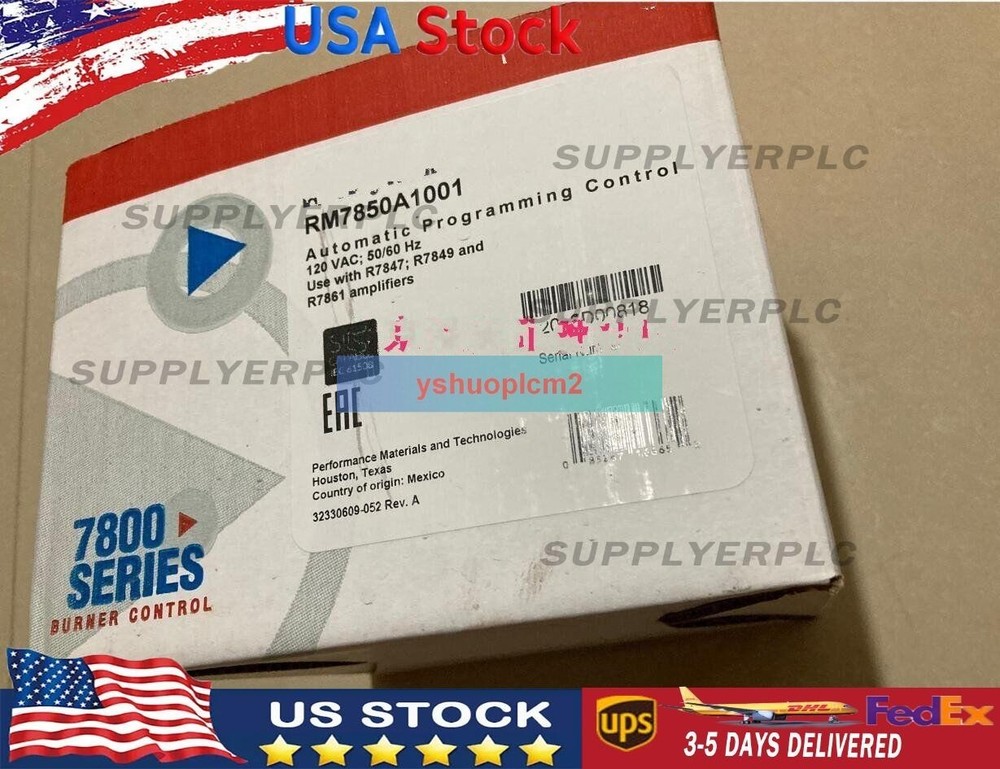 Honeywell RM7850 A 1001 RM7850A1001 Burner Control New & Genuine Fast Ship