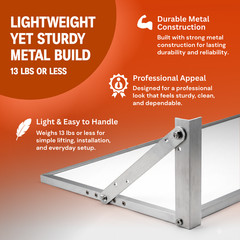 M&R Specialties – Add-on Fold-up and Down Concession Door Marquee or Sign