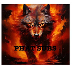 20oz Sublimation Tumbler Wrap Fire Wolf Ready to Press Heat Transfer