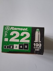 RAMSET .22 CAL Power Level 3 32CW Green Tip New