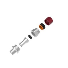 Killark Mc2x2 Conduit Fitting Connector, 3/4 In, Liquid-Tight, Aluminum, Powder
