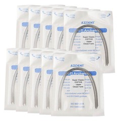 AZDENT 10*Dental Orthodontic Super Elastic Niti Rectangular Arch Wire 16*16Upper