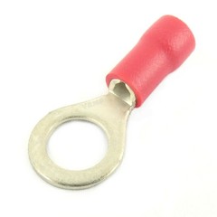 Insulated Ring Crimp Terminals Electrical Cable Connector Red Blue Yellow