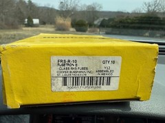 Bussmann FRS-R-10 Fusetron Class RK5 Fuses 10A 600V – New