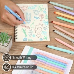 Mr. Pen 10 Pack Bible Gel Highlighters No Bleed Cotton Candy Clouds Pens