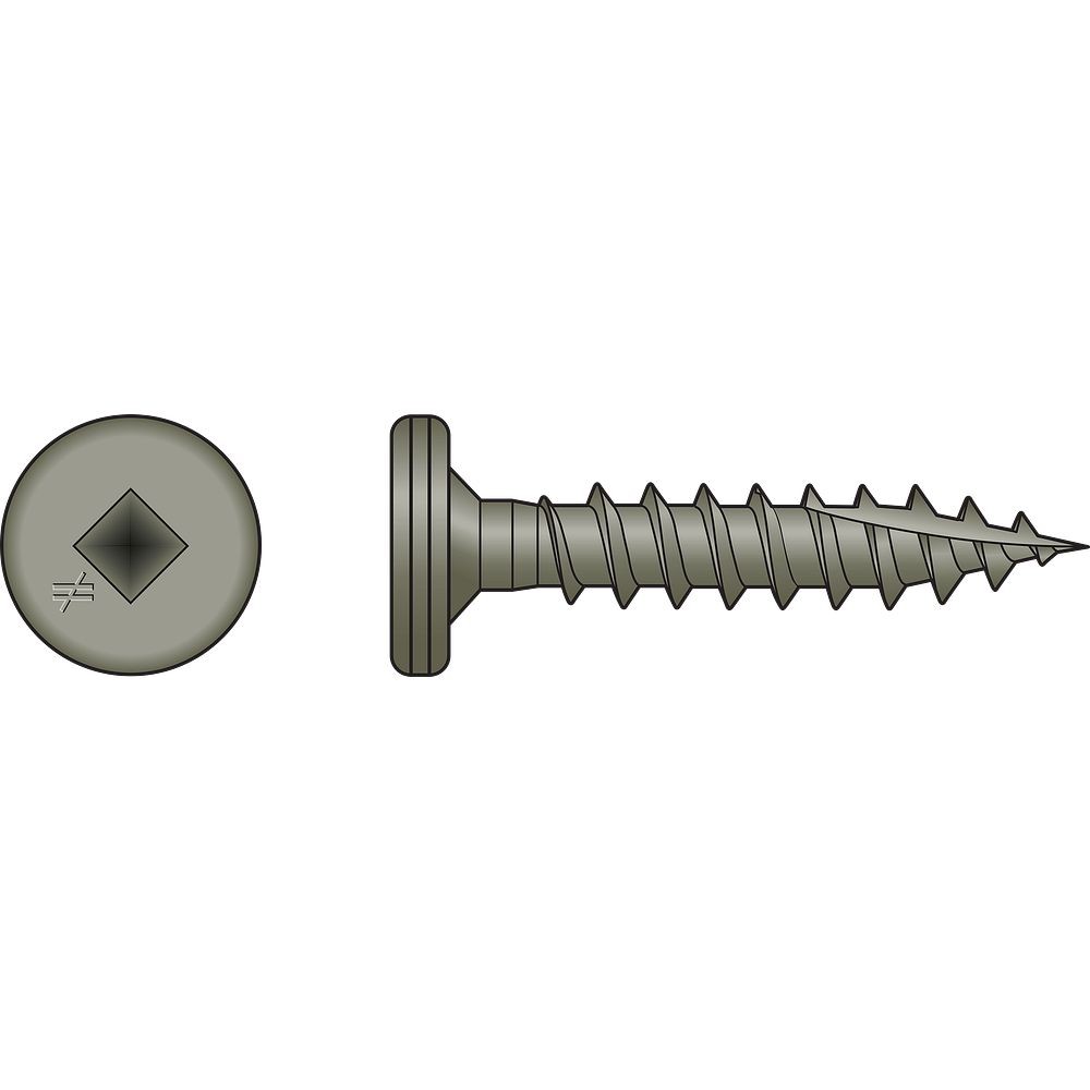 Simpson Strong-Tie #10×1-1/2 in. PANCAKE 12 TPI QKGARD 1500bx PCQ112BS1012