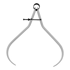 12-Inch Outside Caliper | Measuring Tool with 12-1/4 Inch Jaw for Accuracy