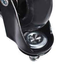 Set of 5 3 inch Office Chair Caster Rubber Swivel Wheels Replacement Heavy Duty