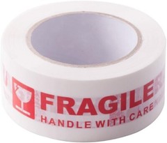 6 Rolls 3″x110 Yards Fragile Handle with Care Packing Shipping Box Sealing Tape