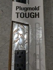 Wiremold Plugmold 4' Heavy Duty Steel 10 Outlet Powerstrip PM48TC