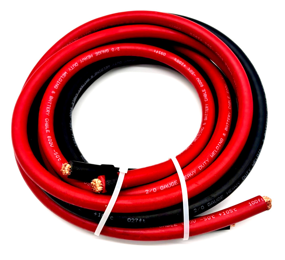 2/0 Gauge Heavy Duty Welding Battery Cable 600V 50C to 105C