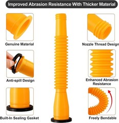 Gas Can Spout Replacement Gas Can Nozzle 5 Kit Flexible Pour Nozzle Suitable