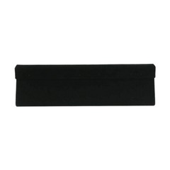 Black Velvet Rectangular Earring Display Stand Holding 6 Pairs Jewelry Holder
