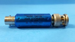 ONE- Attenuator, CAT-20, Mini-Circuits, 20dB, 50Ohm, DC to 1500 MHZ