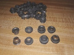 25 New 5/16″id Anti Vibration Shock Mounts Steel Grommet Rubber Bushing Mount