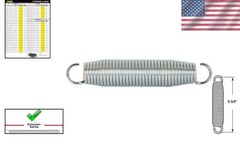 High-Quality 5-1/2 In. Extension Spring, 48.2 lbs Capacity, Easy Installation