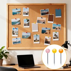 600 Multi-Color Push Pins 1/8in Round Head Stainless Map Thumb Tacks for Office