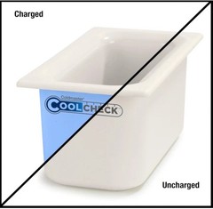 Carlisle CM1102C1402 Coldmaster CoolCheck Third 6″ Deep Color Changing Food Pan