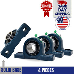 UCP206-20 Pillow Block Bearing 1-1/4″ Bore 2 Bolt Solid Base (4PCS)